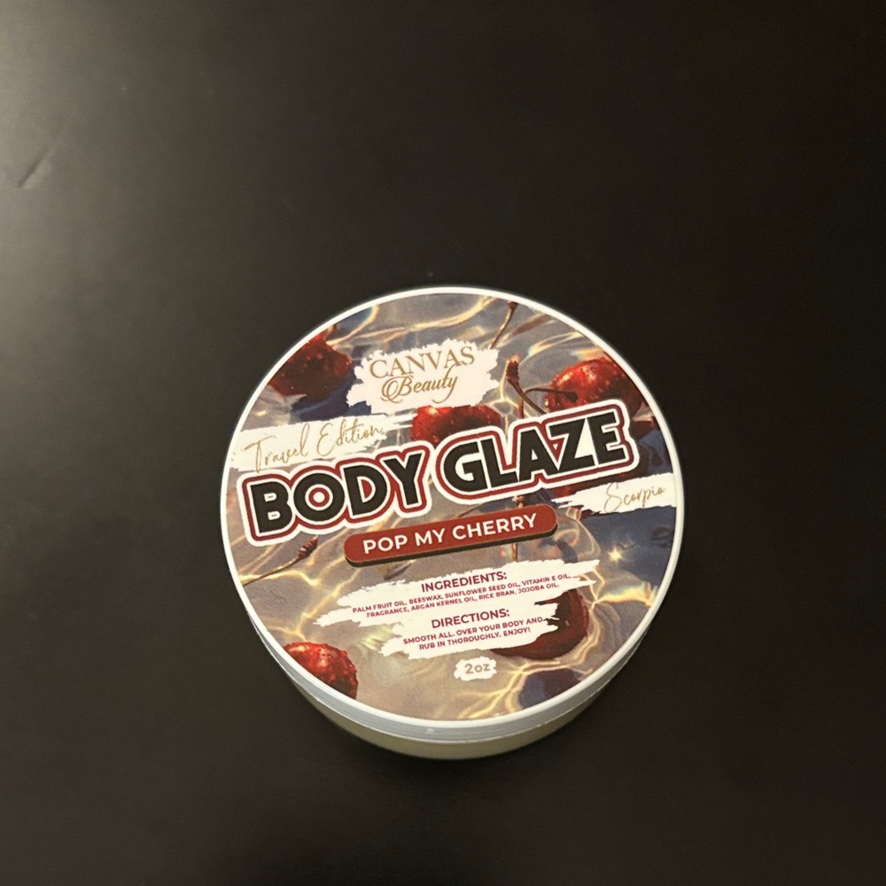 Canvas Beauty Zodiac Collection Body Glaze - Pop My Cherry (Scorpio) Travel Size